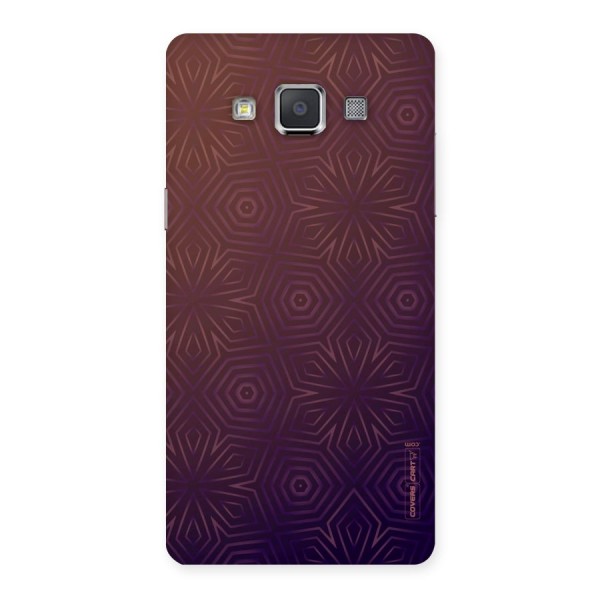 Lavish Purple Pattern Back Case for Galaxy Grand 3