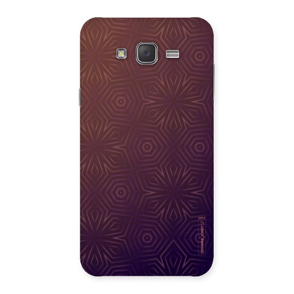 Lavish Purple Pattern Back Case for Galaxy J7