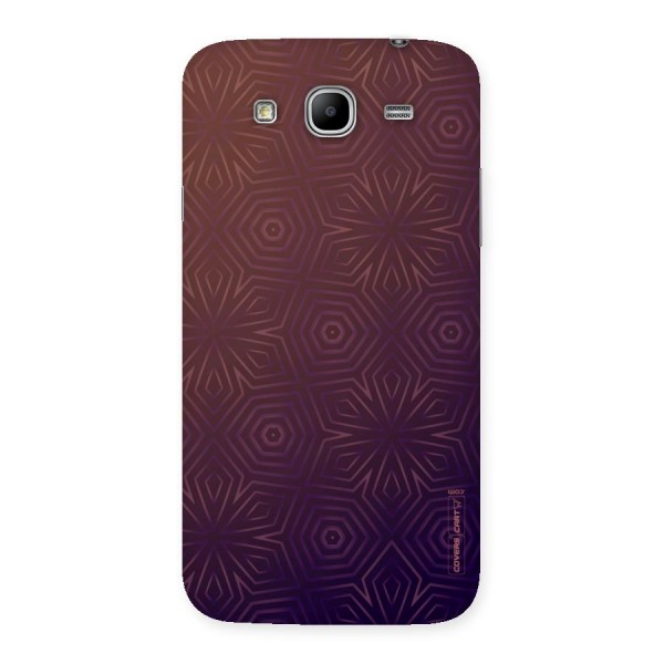 Lavish Purple Pattern Back Case for Galaxy Mega 5.8