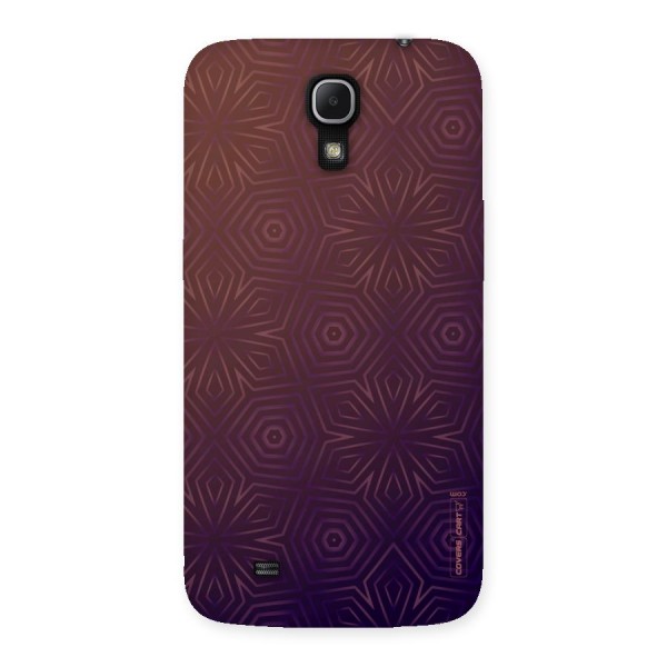 Lavish Purple Pattern Back Case for Galaxy Mega 6.3