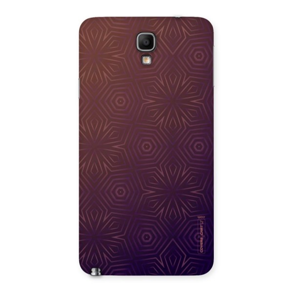Lavish Purple Pattern Back Case for Galaxy Note 3 Neo