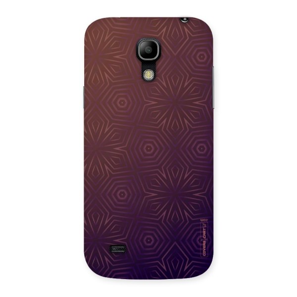 Lavish Purple Pattern Back Case for Galaxy S4 Mini