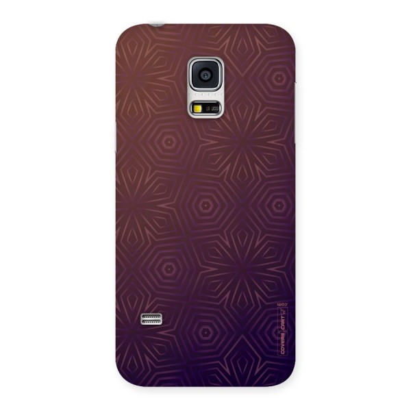 Lavish Purple Pattern Back Case for Galaxy S5 Mini