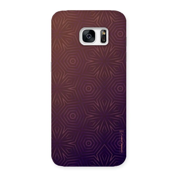 Lavish Purple Pattern Back Case for Galaxy S7 Edge