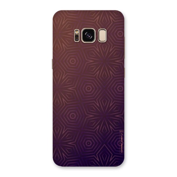 Lavish Purple Pattern Back Case for Galaxy S8