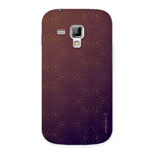 Lavish Purple Pattern Back Case for Galaxy S Duos