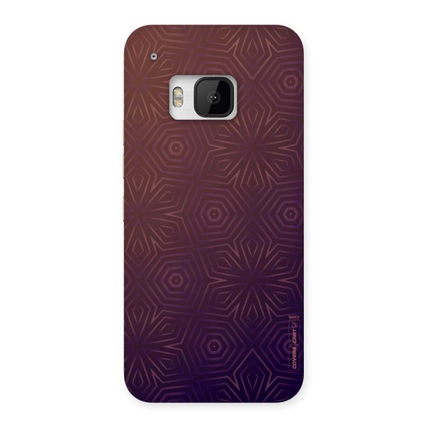 Lavish Purple Pattern Back Case for HTC One M9