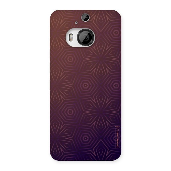 Lavish Purple Pattern Back Case for HTC One M9 Plus
