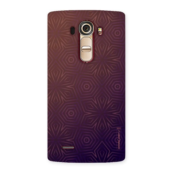 Lavish Purple Pattern Back Case for LG G4