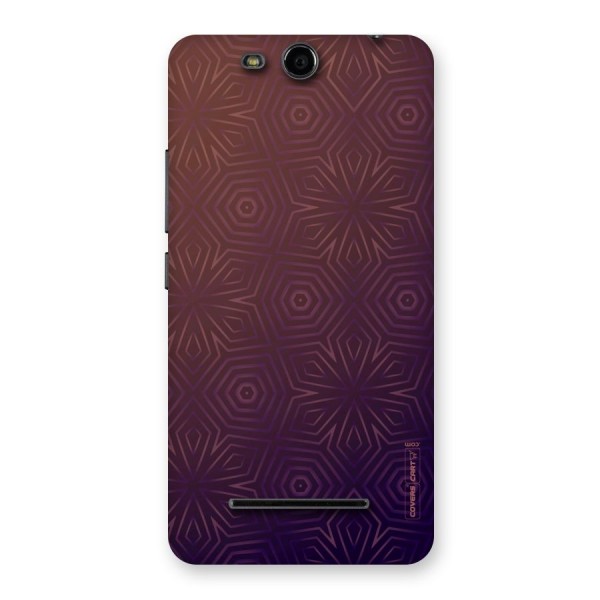 Lavish Purple Pattern Back Case for Micromax Canvas Juice 3 Q392
