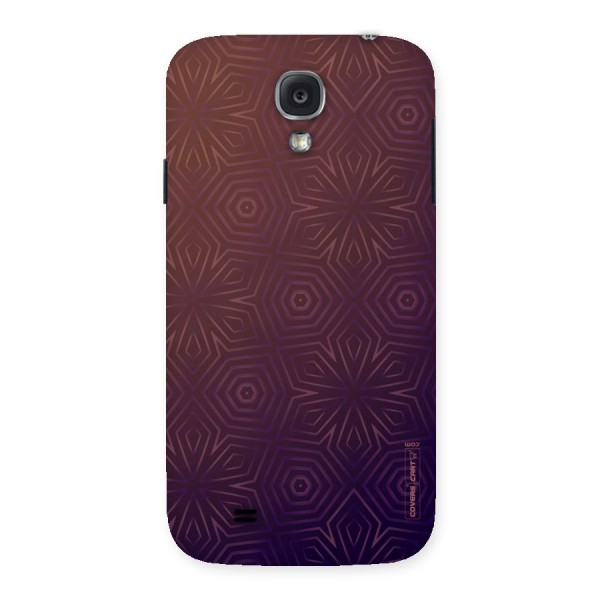 Lavish Purple Pattern Back Case for Samsung Galaxy S4
