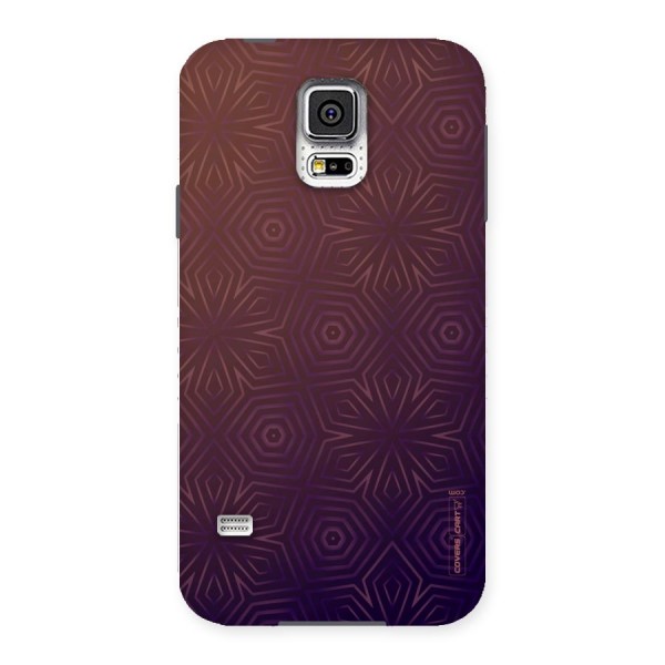 Lavish Purple Pattern Back Case for Samsung Galaxy S5
