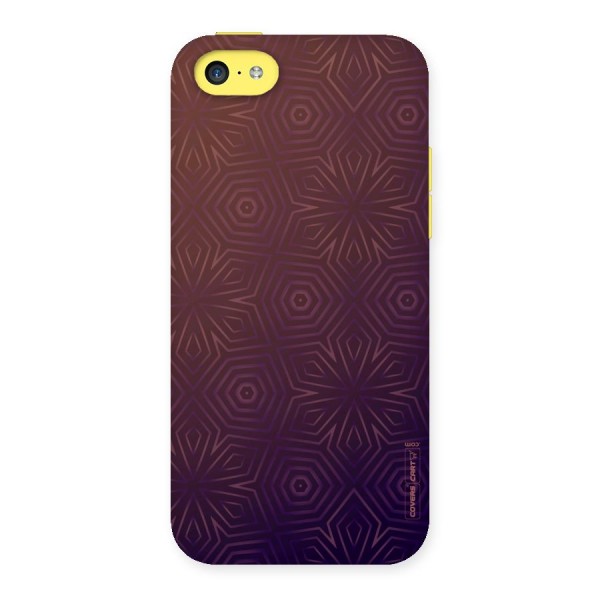 Lavish Purple Pattern Back Case for iPhone 5C