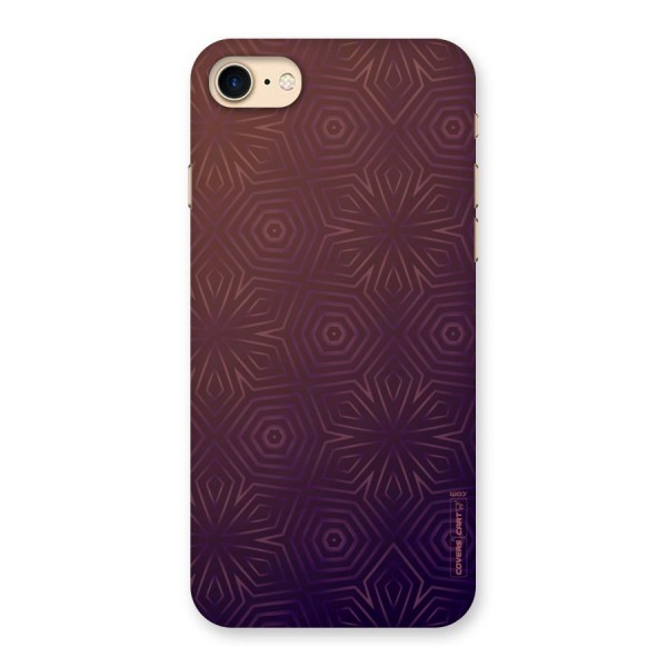 Lavish Purple Pattern Back Case for iPhone 7