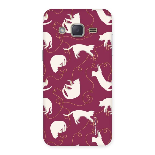 Lazy Kitty Back Case for Galaxy J2