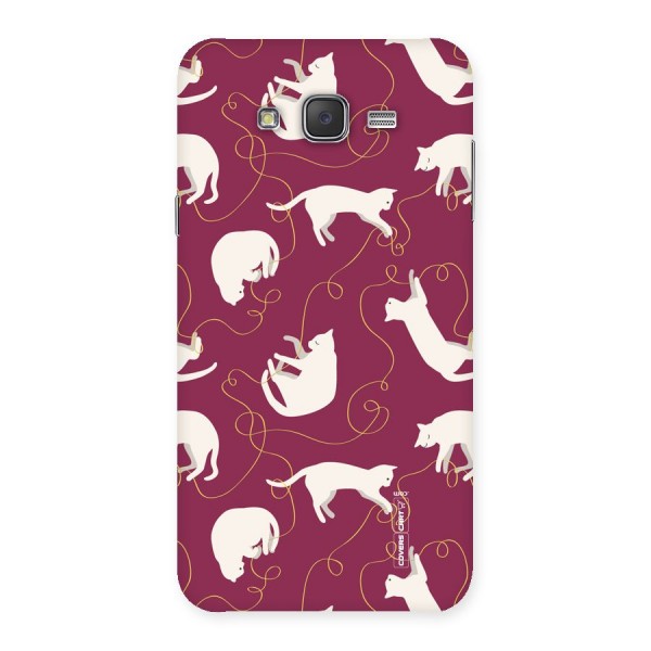 Lazy Kitty Back Case for Galaxy J7