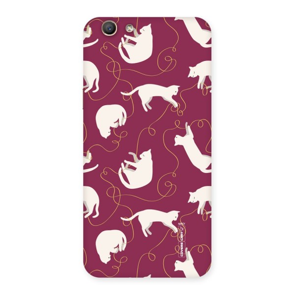 Lazy Kitty Back Case for Oppo F1s