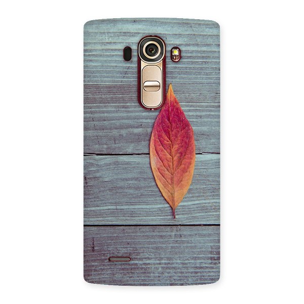 Classic Wood Leaf Back Case for LG G4
