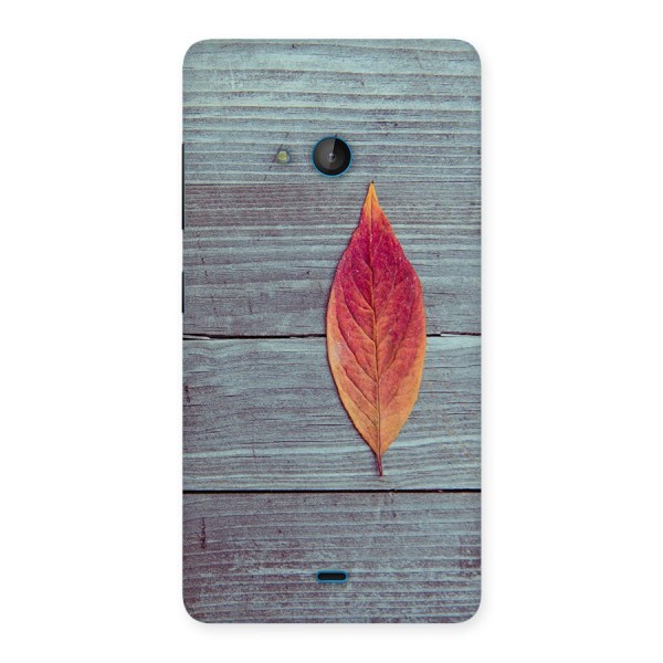 Classic Wood Leaf Back Case for Lumia 540