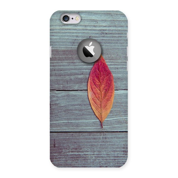 Classic Wood Leaf Back Case for iPhone 6 Logo Cut