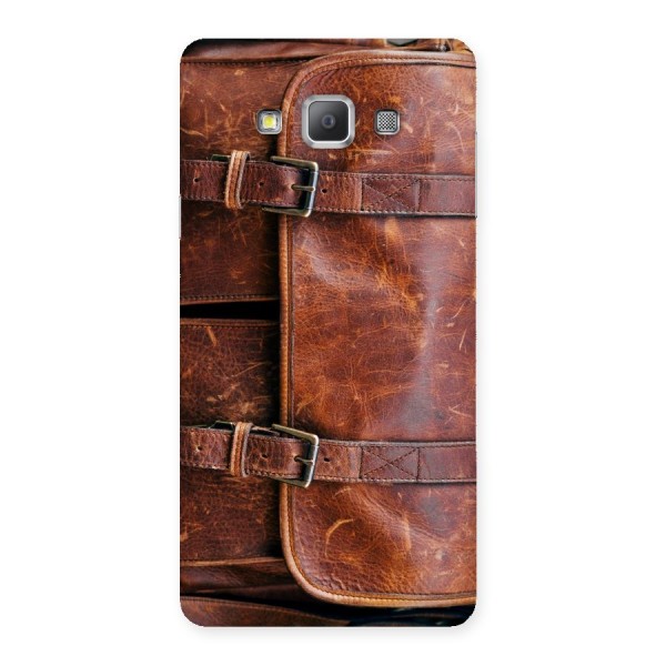 Bag Design (Printed) Back Case for Galaxy A7