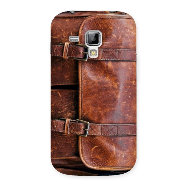 Bag Design (Printed) Back Case for Galaxy S Duos