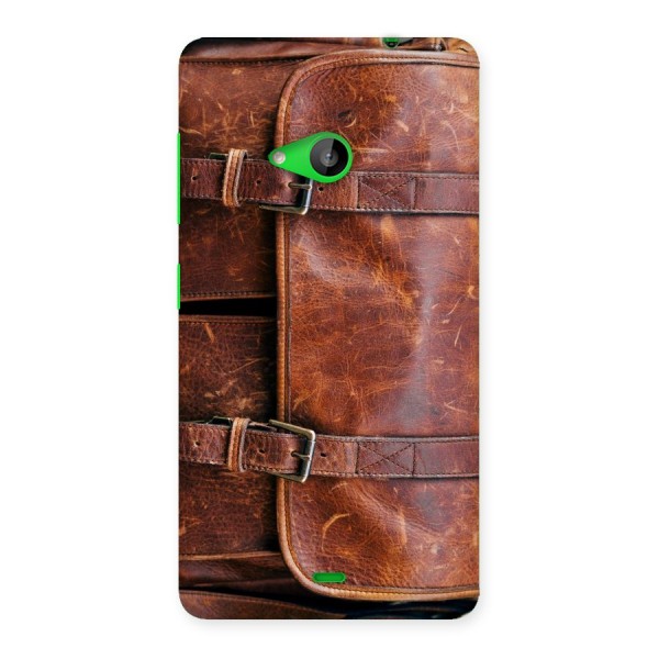 Bag Design (Printed) Back Case for Lumia 535
