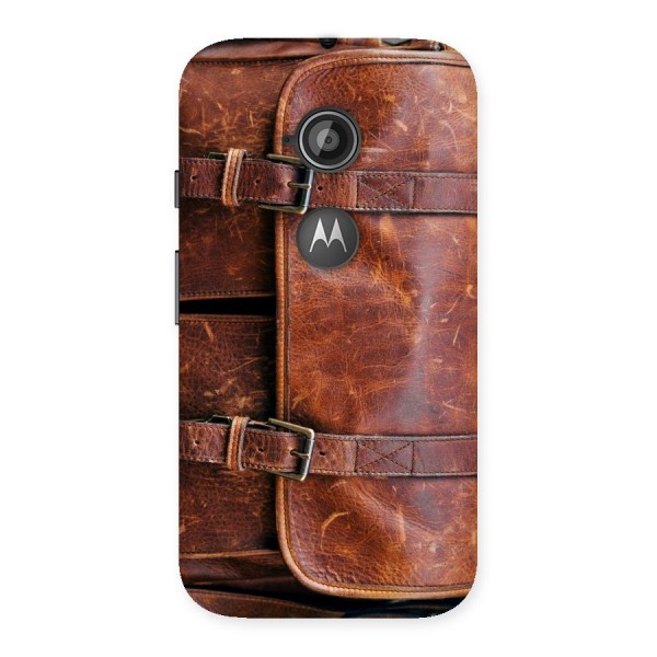 Bag Design (Printed) Back Case for Moto E 2nd Gen