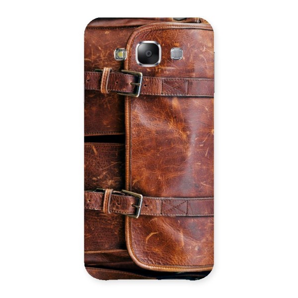 Bag Design (Printed) Back Case for Samsung Galaxy E5