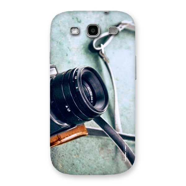 Leather Camera Lens Back Case for Galaxy S3 Neo
