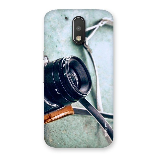 Leather Camera Lens Back Case for Motorola Moto G4 Plus