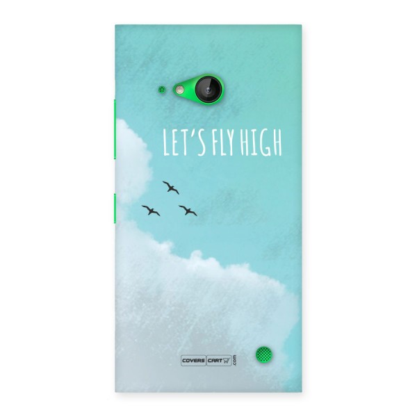 Lets Fly High Back Case for Lumia 730