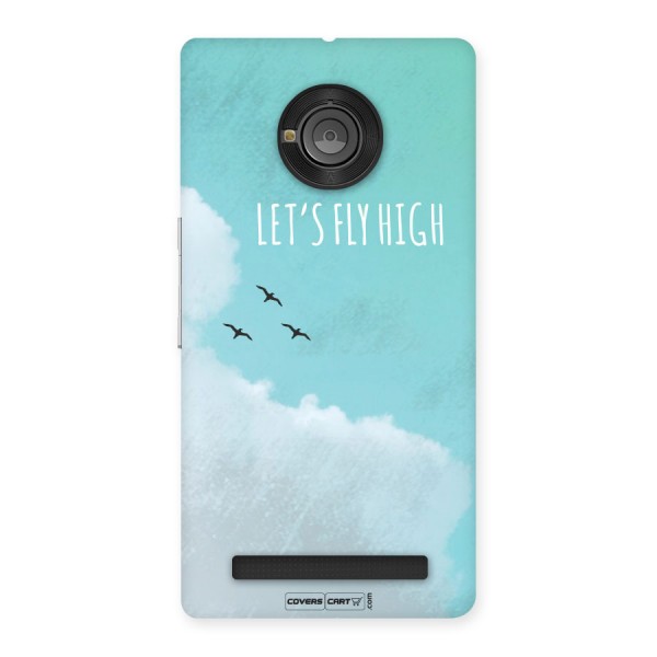 Lets Fly High Back Case for Yu Yuphoria
