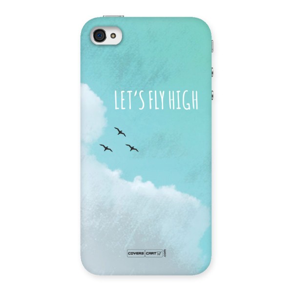 Lets Fly High Back Case for iPhone 4 4s