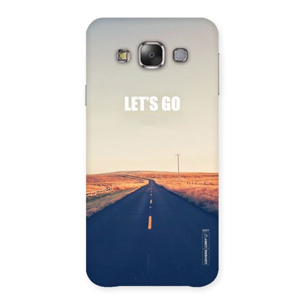 Lets Wander Back Case for Galaxy E7