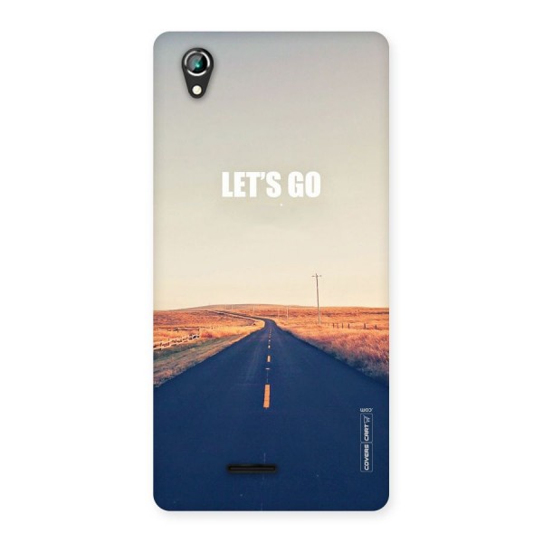 Lets Wander Back Case for Lava Iris 800