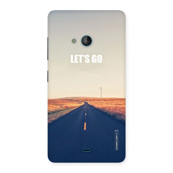 Lets Wander Back Case for Lumia 540