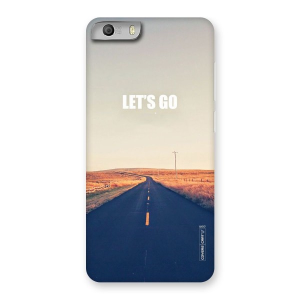 Lets Wander Back Case for Micromax Canvas Knight 2