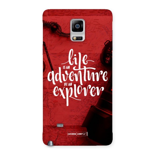 Life Adventure Explorer Back Case for Galaxy Note 4
