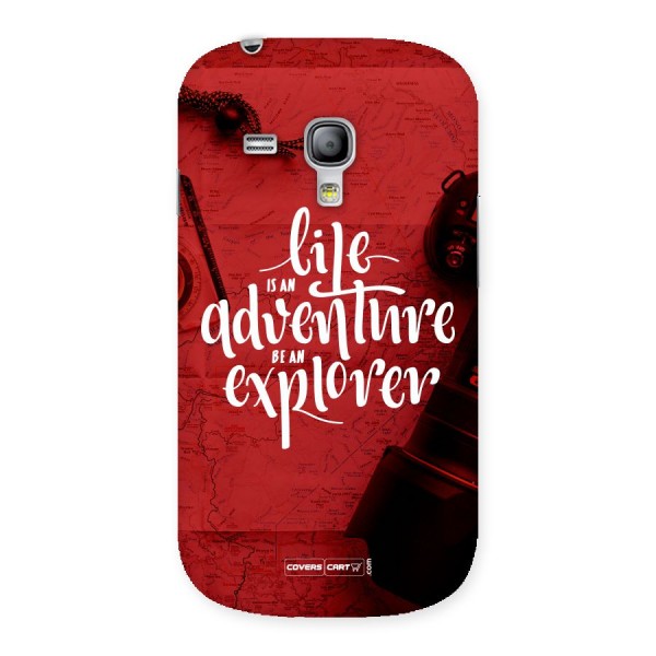 Life Adventure Explorer Back Case for Galaxy S3 Mini