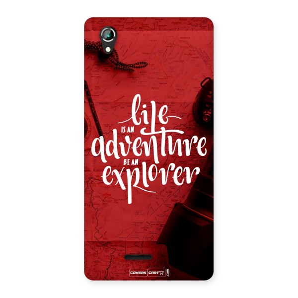Life Adventure Explorer Back Case for Lava Iris 800