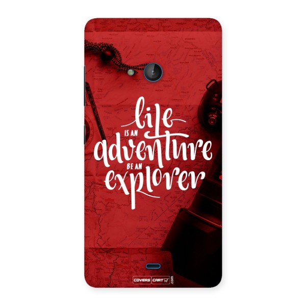 Life Adventure Explorer Back Case for Lumia 540