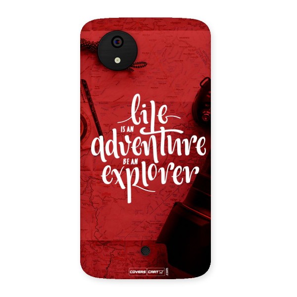 Life Adventure Explorer Back Case for Micromax Canvas A1