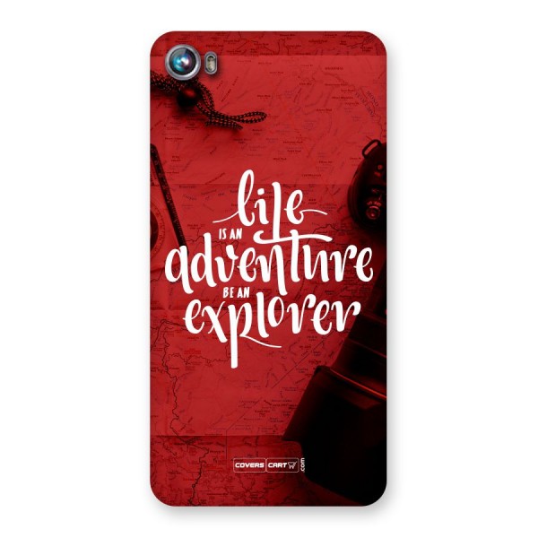 Life Adventure Explorer Back Case for Micromax Canvas Fire 4 A107