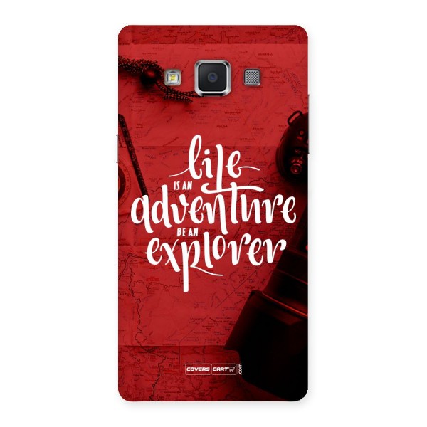 Life Adventure Explorer Back Case for Samsung Galaxy A5