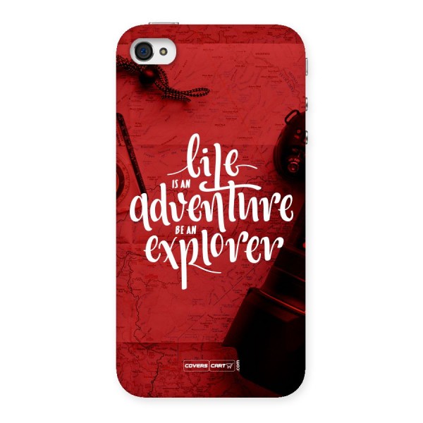 Life Adventure Explorer Back Case for iPhone 4 4s