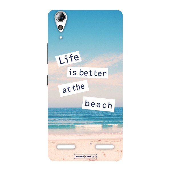 Life is better at the Beach Back Case for Lenovo A6000