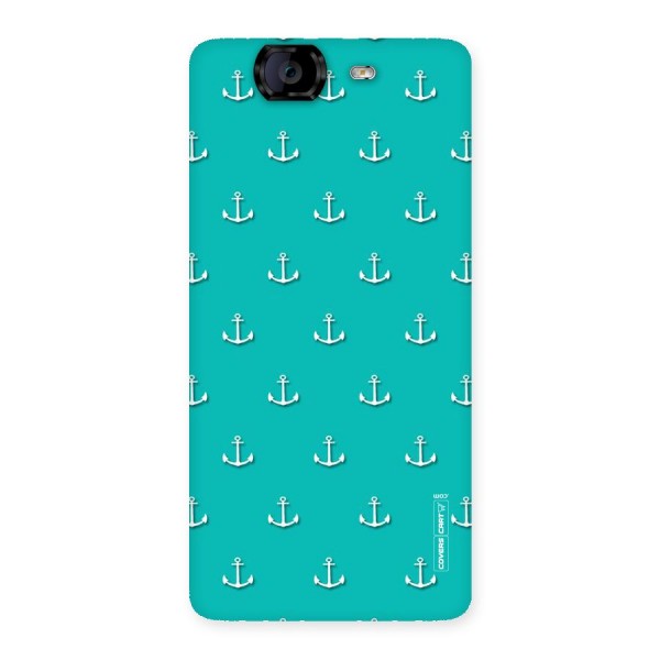 Light Blue Anchor Back Case for Canvas Knight A350