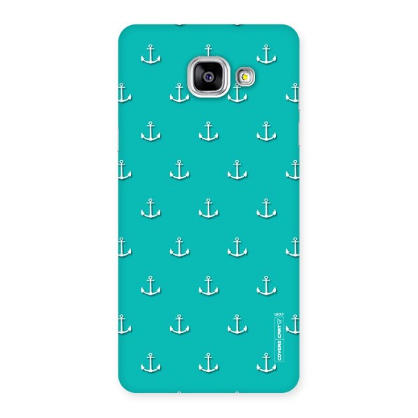 Light Blue Anchor Back Case for Galaxy A5 2016