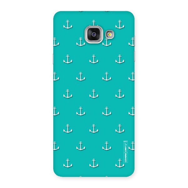 Light Blue Anchor Back Case for Galaxy A7 2016